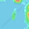 Garden Island topographic map, elevation, terrain