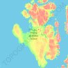 Ilha do Príncipe de Gales topographic map, elevation, terrain