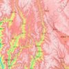 Xiangcheng County topographic map, elevation, terrain