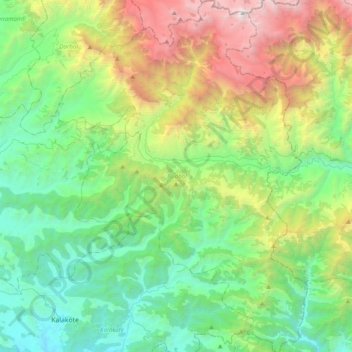 Budhal topographic map, elevation, terrain