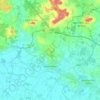 Mazé-Milon topographic map, elevation, terrain