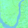 Shyampur - I topographic map, elevation, terrain