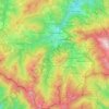 Pievepelago topographic map, elevation, terrain