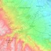 Shopian topographic map, elevation, terrain