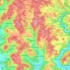Kirchensittenbach topographic map, elevation, terrain