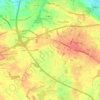 High Legh topographic map, elevation, terrain