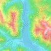Achenmeer topographic map, elevation, terrain