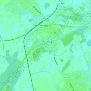 Don topographic map, elevation, terrain