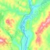 Monroe topographic map, elevation, terrain