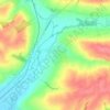 Rogny topographic map, elevation, terrain