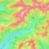 Mandailles-Saint-Julien topographic map, elevation, terrain