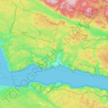 Sainte-Rose-du-Nord topographic map, elevation, terrain