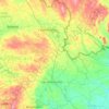 Carrickmacross-Castleblaney Municipal District topographic map, elevation, terrain