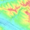 Bannières topographic map, elevation, terrain
