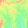 Coal County topographic map, elevation, terrain
