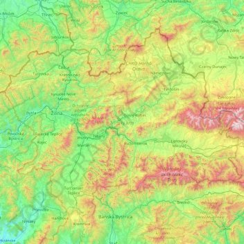 Silleiner Landschaftsverband topographic map, elevation, terrain