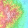 Parque Nacional Natural El Cocuy topographic map, elevation, terrain