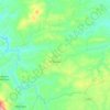 El Saucejo topographic map, elevation, terrain