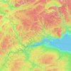 Avignon topographic map, elevation, terrain