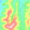 Ripe San Ginesio topographic map, elevation, terrain