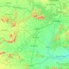 Bargarh topographic map, elevation, terrain