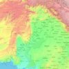 Indus topographic map, elevation, terrain