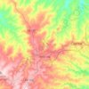 Rolândia topographic map, elevation, terrain