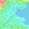 Tianjin topographic map, elevation, terrain
