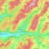Spangenberg topographic map, elevation, terrain