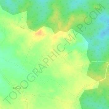 Silghat topographic map, elevation, terrain