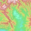 Putao topographic map, elevation, terrain