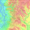 Mount Baker-Snoqualmie National Forest topographic map, elevation, terrain