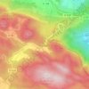 Coudons topographic map, elevation, terrain