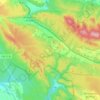 Selas topographic map, elevation, terrain