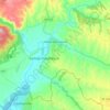 Aldea del Fresno topographic map, elevation, terrain