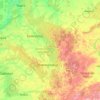 Kémerovo topographic map, elevation, terrain