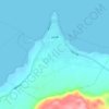Hormuz topographic map, elevation, terrain