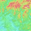 Sanda topographic map, elevation, terrain