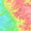 Le Landreau topographic map, elevation, terrain