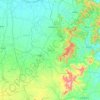 Godda topographic map, elevation, terrain