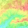 Vou topographic map, elevation, terrain