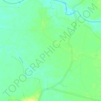 Majhgawan topographic map, elevation, terrain