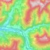 Eben im Pongau topographic map, elevation, terrain