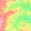 Raichur topographic map, elevation, terrain