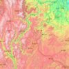 Zhaotong City topographic map, elevation, terrain
