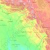هەرێمی کوردستان topographic map, elevation, terrain