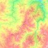 Kandi topographic map, elevation, terrain