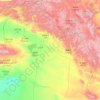 阿勒泰地区 topographic map, elevation, terrain