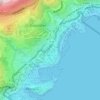 Monte-Carlo topographic map, elevation, terrain