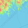 Trosa kommun topographic map, elevation, terrain